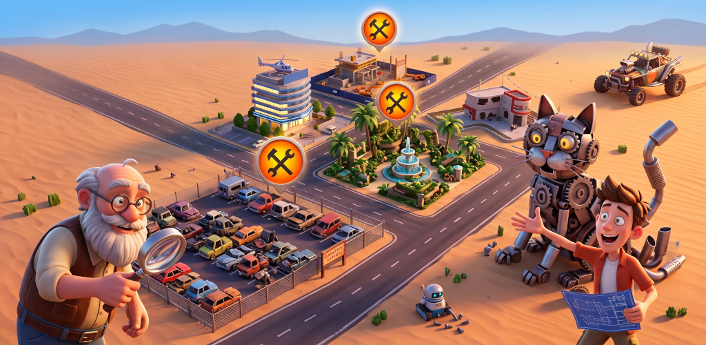 Junkyard Tycoon feature graphic